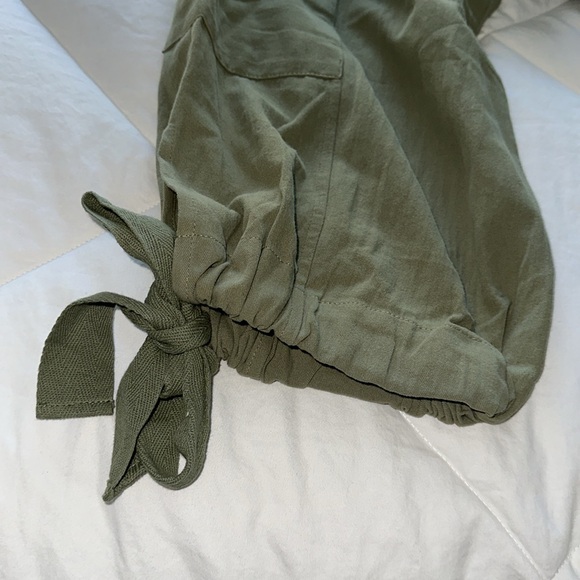 ANTHROPOLOGIE If By The Sea Olive Green Cargo Pants Size Medium. New with Tags - Picture 9 of 16